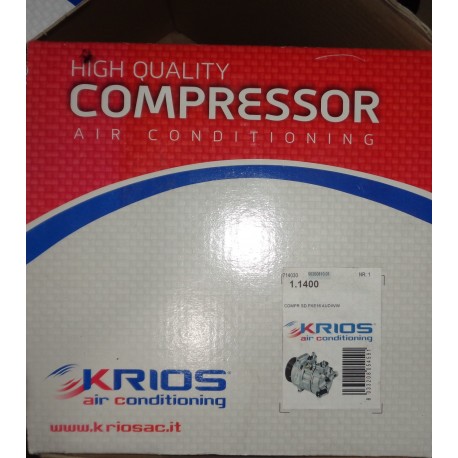 KRIOS AIR CONDITIONING 1.1400  Compressore aria condizionata RICONDIZIONATO PER AUDI VW SEAT SKODA