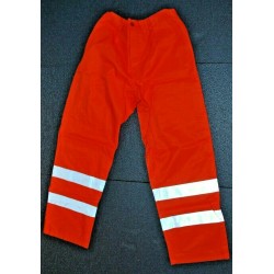 ART. 385 PANTALONE DA LAVORO COTONE/POLIESTERE ARANCIONE AD ALTA VISIBILITA'