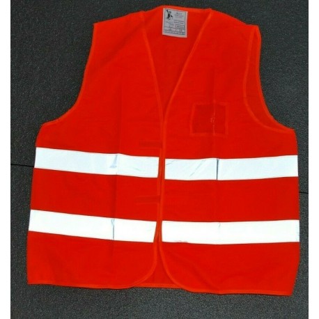 GILET AD ALTA VISIBILITA' ARANCIONE ART. 109 FE CON DUE BANDE