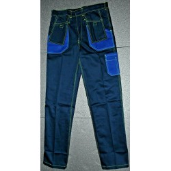 ART. 461 JOB TEAM PANTALONE DA LAVORO COTONE CON TASCHE PORTA OGGETTI