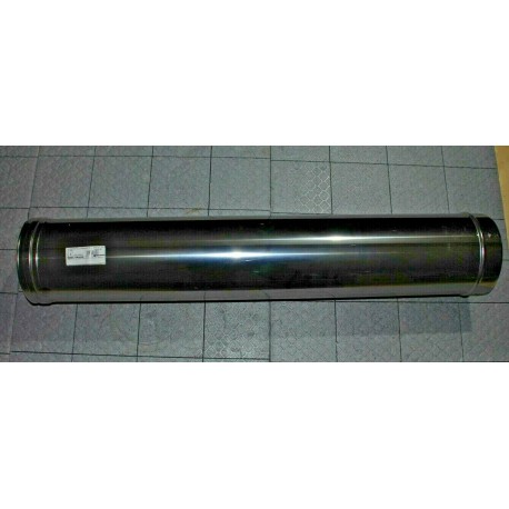 ELEMENTO LINEARE 1,00m ACCIAIO INOX DIAMETRO 180mm PER CANNA FUMARIA FIBROTUBI