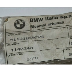 51131849724 CLIP-GRAFFA (CONF 7 PZ) NUOVO ORIGINALE BMW S3 E21 S5 E12 