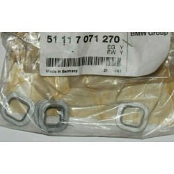 51117071270 BOCCOLA DISTANZIATORE PARAURTI ANTERIORE (4PEZZI)NUOVO ORIGINALE BMW