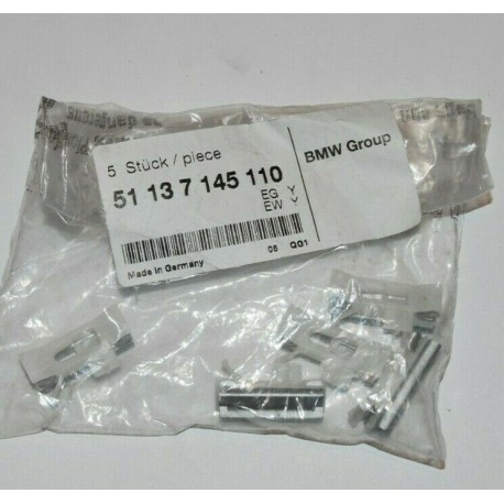 51137145110 CLIP IN  BASSO A SINISTRA (5 PEZZI) NUOVO ORIGINALE BMW S 3 E90 E91