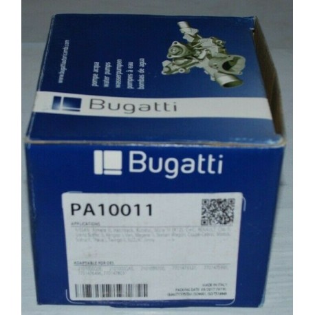 PA10011 POMPA ACQUA BUGATTI NUOVA PER DACIA, NISSAN, RENAULT, SUZUKI