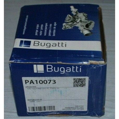 PA10073 POMPA ACQUA BUGATTI PER FORD FIESTA V 1.3, KA 1..3 i, KA VAN, STREET KA