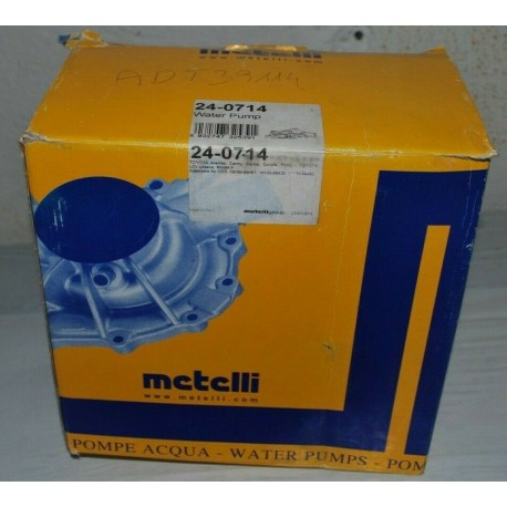 24-0714 POMPA ACQUA METELLI PER TOYOTA AVENSIS, COROLLA, CARINA, LITEACE, PICNIC