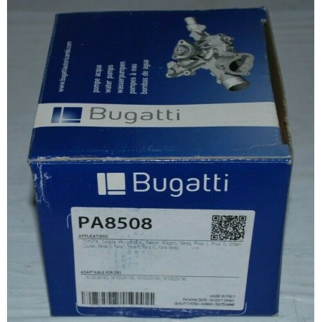 PA8508 POMPA ACQUA BUGATTI PER TOYOTA COROLLA YARIS