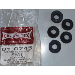 01.0745 CAUTEX 5x GOMMINO SUPPORTO RADIATORE PER FIAT SEAT